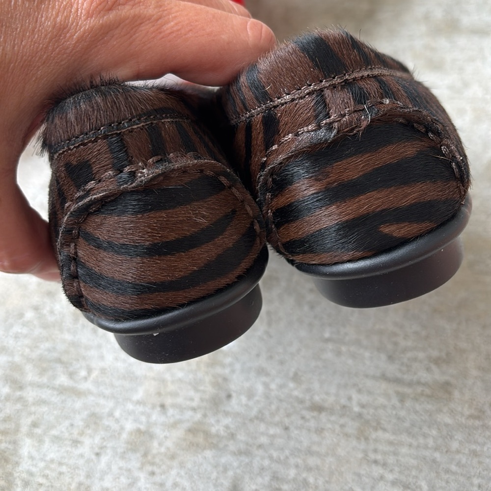 AEROSOLES Brown Zebra-Print Loafers - Picture 13 of 13